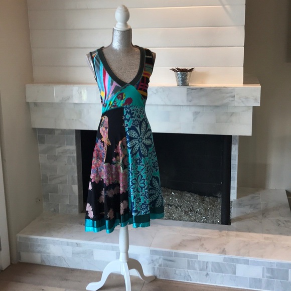 Desigual Dresses & Skirts - Tropical Boho Dress!  Like New!